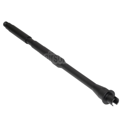 5KU 16 Zoll Aluminium Leichtgewichtige Karabinerlänge Außenlauf -14mm CCW Gegen den Uhrzeigersinn Geeignet für Tokyo Marui M4 MWS GBB Gewehre Airsoft Schwarz