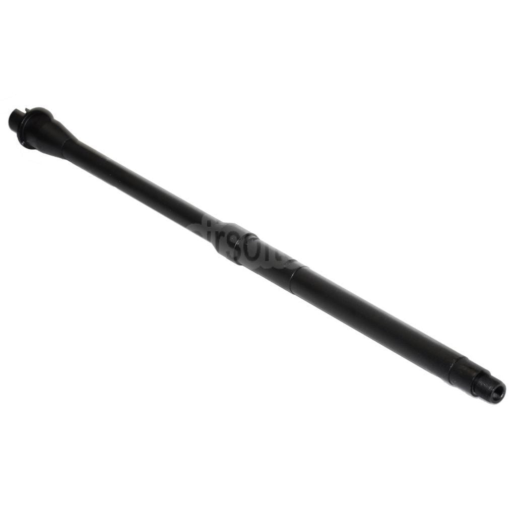 5KU 17.75/18 Zoll Aluminium Mid-Length Außenlauf -14mm CCW Gegen den Uhrzeigersinn Geeignet für Tokyo Marui M4 MWS GBB Gewehre Airsoft Schwarz