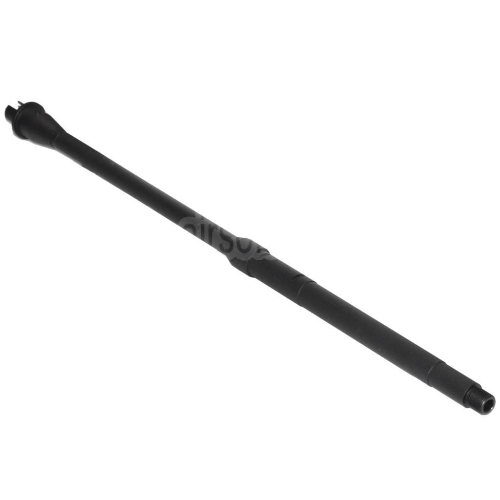 5KU 20/20.25 Zoll Aluminium Mid-Length Außenlauf -14mm CCW Gegen den Uhrzeigersinn Geeignet für Tokyo Marui M4 MWS GBB Gewehre Airsoft Schwarz