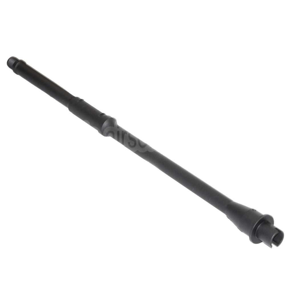 5KU Light Weight 16/16.25 Aluminium Mid-Length Außenlauf -14mm CCW Gegen den Uhrzeigersinn Geeignet für Tokyo Marui M4 MWS GBB Gewehre Airsoft Schwarz