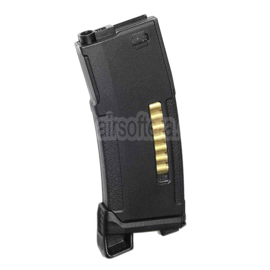 PTS 150rd Mid-Cap Enhanced Polymer Magazin mit MAGPOD Grundplatte Geeignet für M4 M16 Serie AEG Gewehre Airsoft Schwarz
