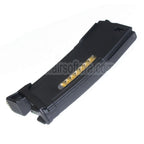 PTS 150rd Mid-Cap Enhanced Polymer Magazin mit MAGPOD Grundplatte Geeignet für M4 M16 Serie AEG Gewehre Airsoft Schwarz