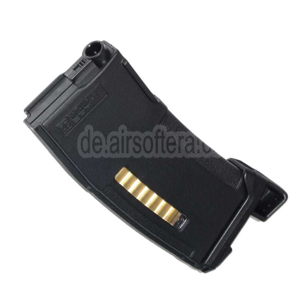 PTS 150rd Mid-Cap Enhanced Polymer Magazin mit MAGPOD Grundplatte Geeignet für M4 M16 Serie AEG Gewehre Airsoft Schwarz