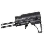 APS CRS PDW Stil Zusammenklappbarer Gewehrschaft Geeignet für M4 M16 AEG Gewehre Airsoft Schwarz