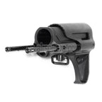 APS CRS PDW Stil Zusammenklappbarer Gewehrschaft Geeignet für M4 M16 AEG Gewehre Airsoft Schwarz