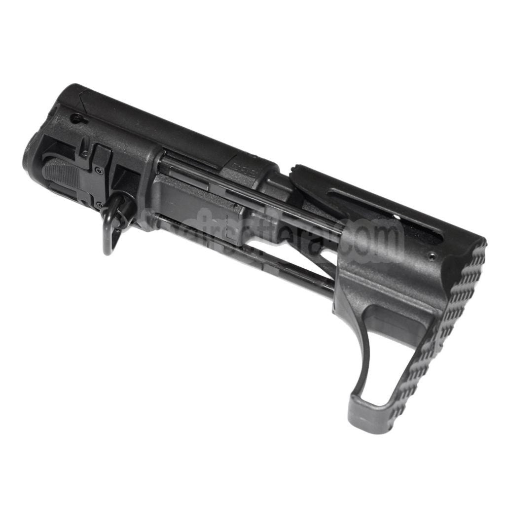 APS CRS PDW Stil Zusammenklappbarer Gewehrschaft Geeignet für M4 M16 AEG Gewehre Airsoft Schwarz
