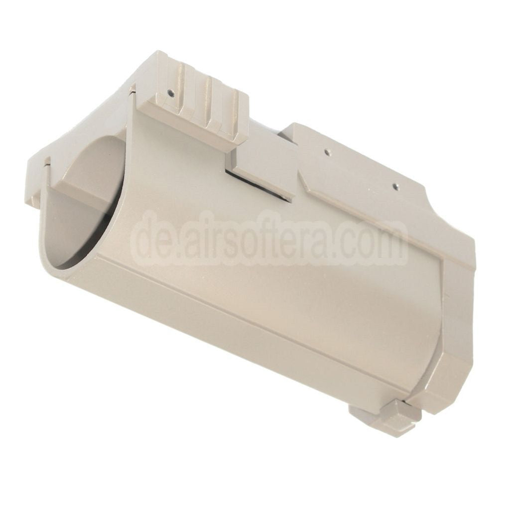 AirsoftEra 132mm Aluminium Gasbetrieben 40mm M203 Mini Granatwerfer