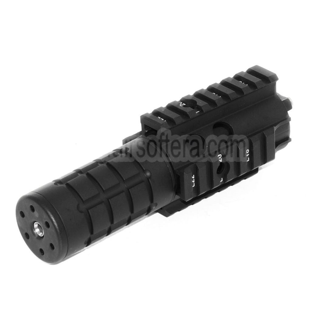 APS 166mm Mini Patriot Vorderes Kit äußerer Lauf Free Float Handschutz Schienen System Geeignet für APS ASR Tokyo Marui M4 M16 Serie AEG Gewehre Airsoft Schwarz