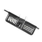 APS Empfänger Staubschutz (Verschiedene Stile) Geeignet für APS ASR Tokyo Marui M4 M16 Serie AEG Gewehre Airsoft Schwarz