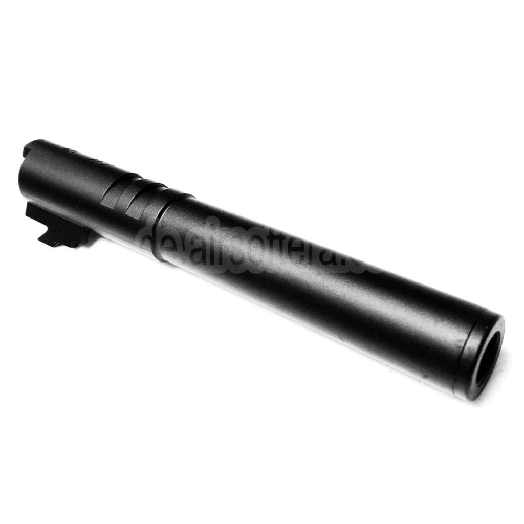 5KU 5 Zoll 123/127mm CNC Aluminium Äußerer Lauf +11mm CW im Uhrzeigersinn Geeignet für Armorer Works AW WE-TECH Tokyo Marui Hi-Capa 5.1 GBB Pistolen Airsoft