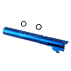 5KU 5 Zoll 123/127mm CNC Aluminium Äußerer Lauf +11mm CW im Uhrzeigersinn Geeignet für Armorer Works AW WE-TECH Tokyo Marui Hi-Capa 5.1 GBB Pistolen Airsoft
