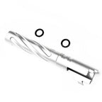 5KU 5 Zoll 123/127mm CNC Aluminium Tornado Stil Spiral Äußerer Lauf +11mm CW im Uhrzeigersinn Geeignet für Armorer Works AW WE-TECH Tokyo Marui Hi-Capa 5.1 GBB Pistolen Airsoft