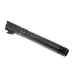 AIP 123mm/127mm Gewinde Äußerer Lauf mit Adapter und Abdeckung Geeignet für Tokyo Marui Hi-Capa 5.1 GBB Pistolen Airsoft Schwarz