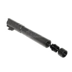 AIP 123mm/127mm Gewinde Äußerer Lauf mit Adapter und Abdeckung Geeignet für Tokyo Marui Hi-Capa 5.1 GBB Pistolen Airsoft Schwarz