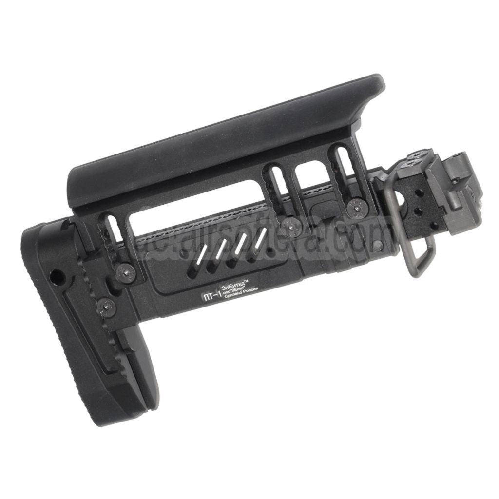 5KU PT-1 AK Seitlich klappbarer Gewehrschaft Geeignet für E&L AK Serie Gewehre Airsoft Schwarz