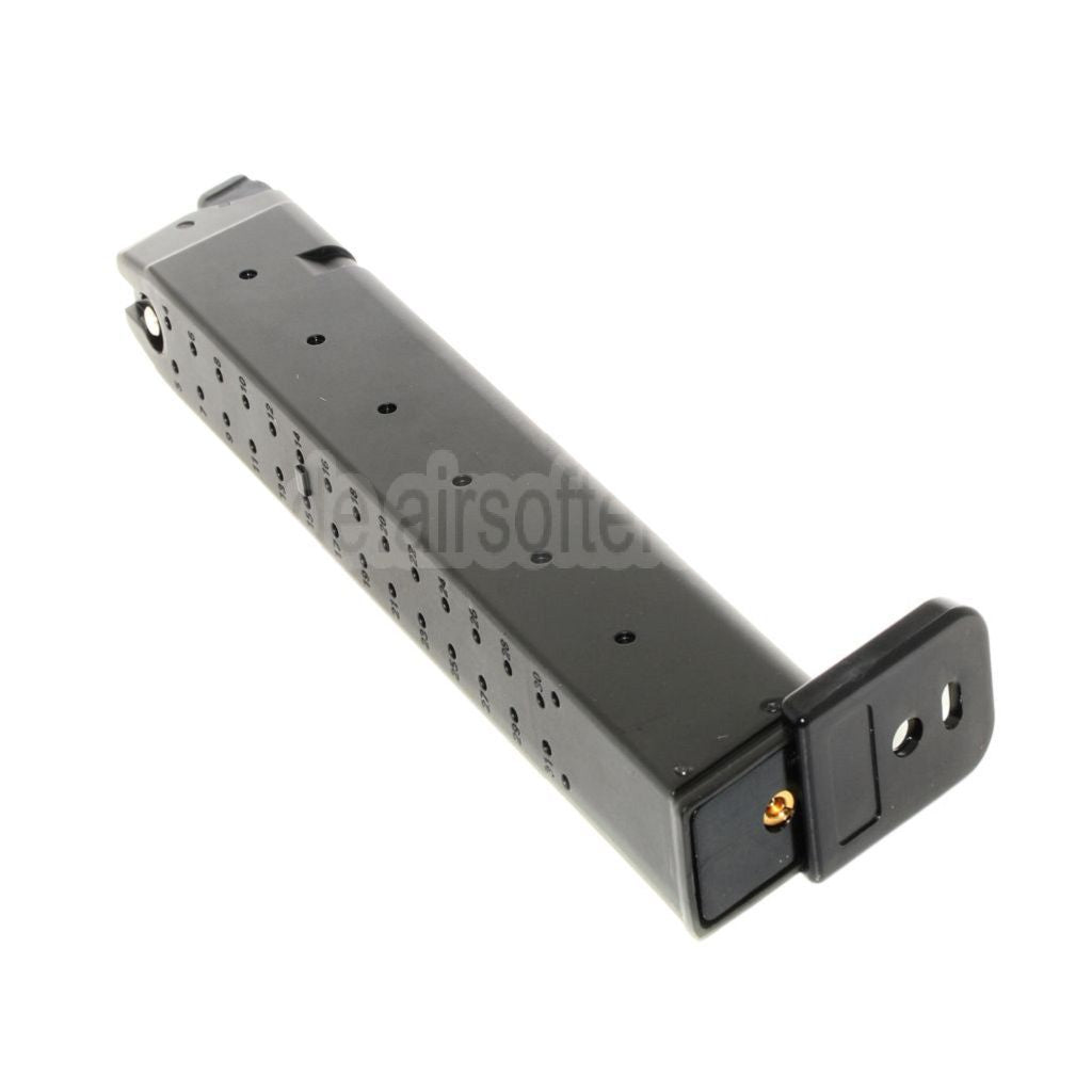 King Arms 30rd Gas Magazin Geeignet für G17 G18C G34 G35 G-Serie GBB Pistolen Airsoft Schwarz