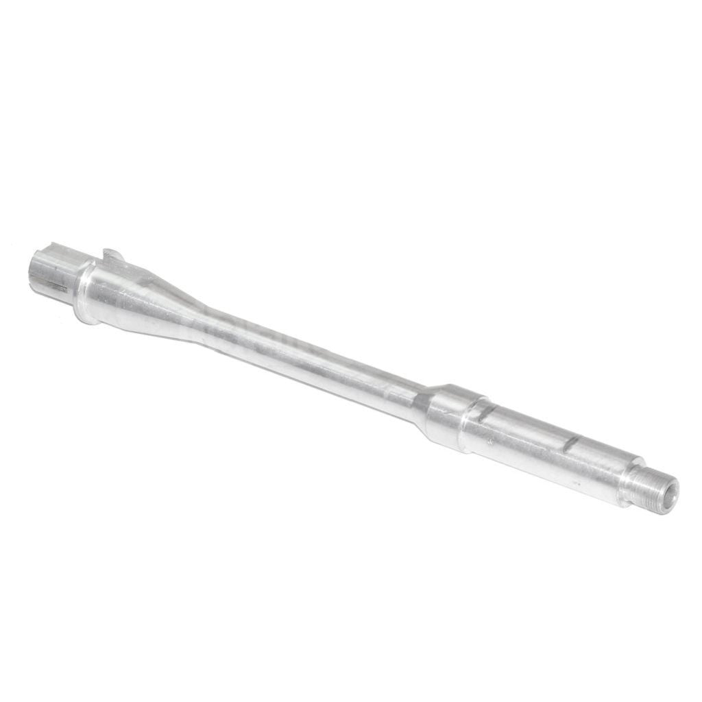 Battleaxe 265mm/280mm M4 CQB Außenlauf -14mm CCW Gegen den Uhrzeigersinn Geeignet für M4 AEG Gewehre Airsoft Silber
