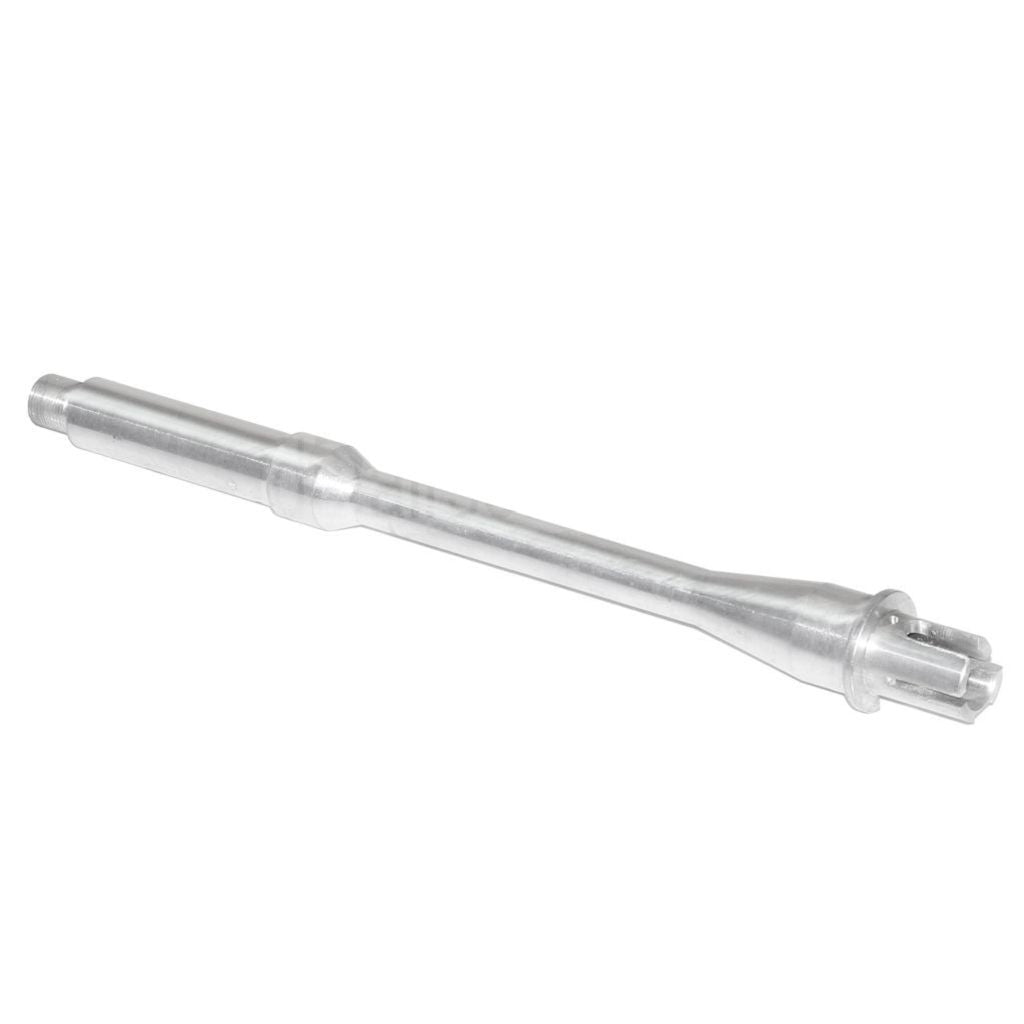 Battleaxe 265mm/280mm M4 CQB Außenlauf -14mm CCW Gegen den Uhrzeigersinn Geeignet für M4 AEG Gewehre Airsoft Silber