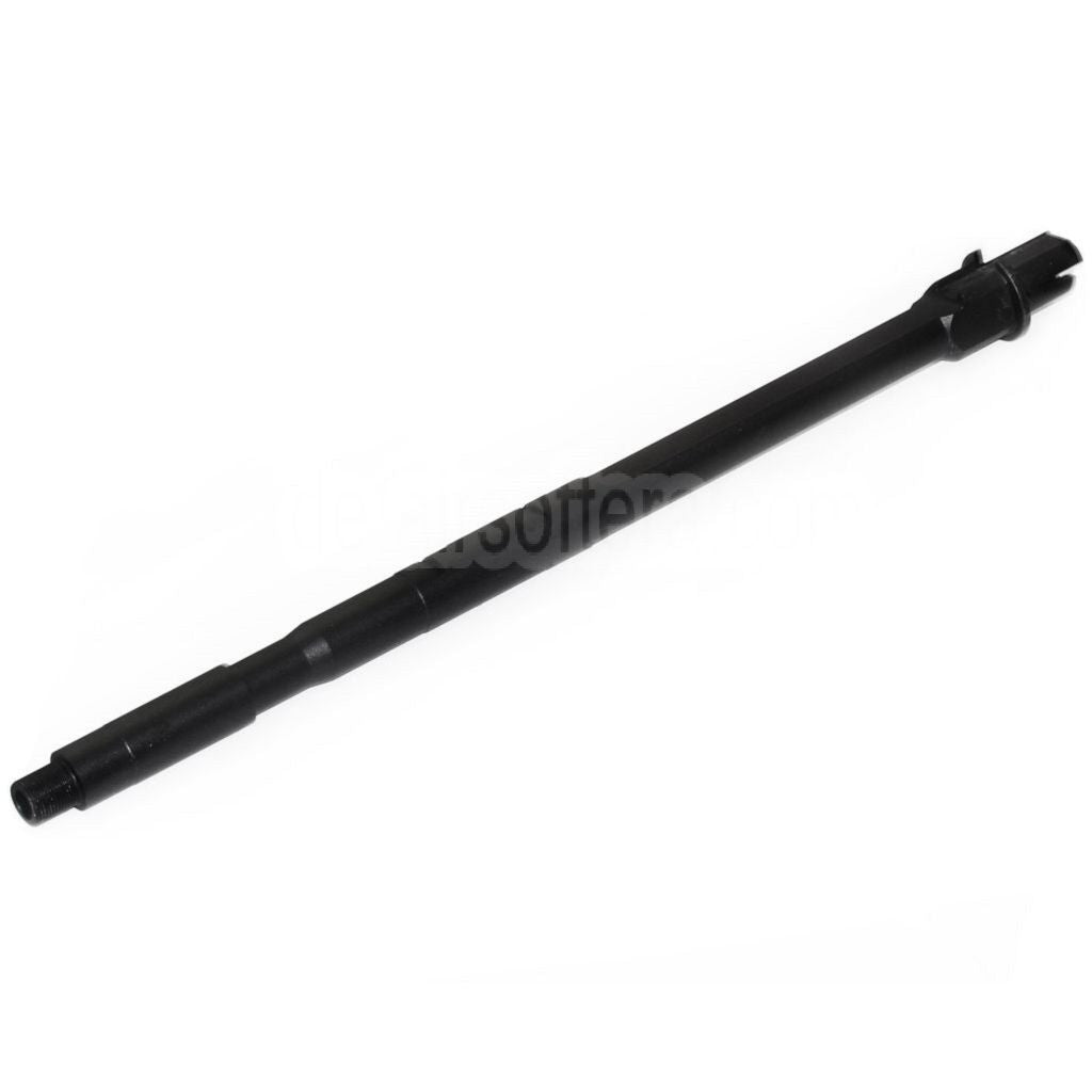 Battleaxe 360mm/375mm M4A1 Außenlauf -14mm CCW Gegen den Uhrzeigersinn Geeignet für M4 AEG Gewehre Airsoft Schwarz