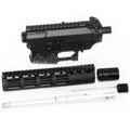 E&C Devgru N4 Oberer Untere Metall Körperempfänger M-Lok Schienen Handschutz System Set Geeignet für E&C Tokyo Marui M4 M16 Serie AEG Gewehre Airsoft