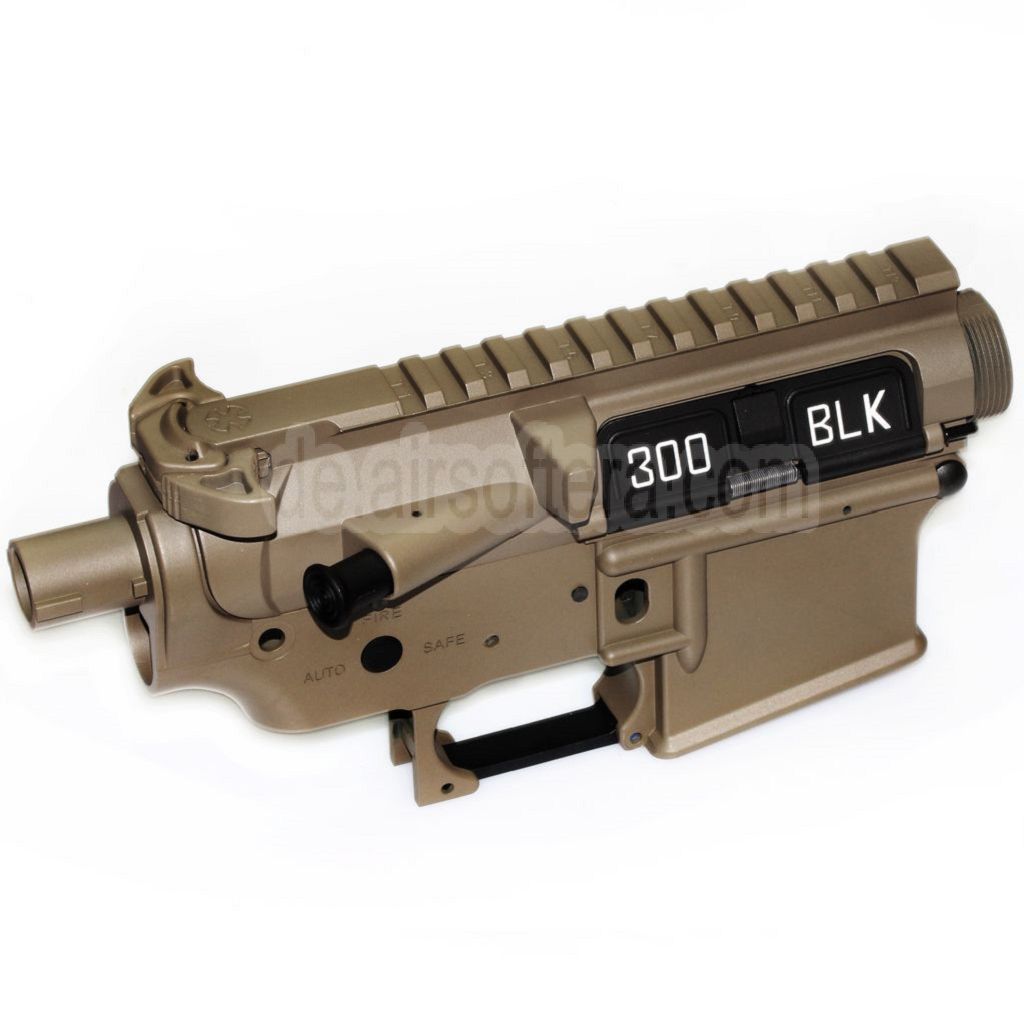 E&C Devgru N4 Oberer Untere Metall Körperempfänger M-Lok Schienen Handschutz System Set Geeignet für E&C Tokyo Marui M4 M16 Serie AEG Gewehre Airsoft