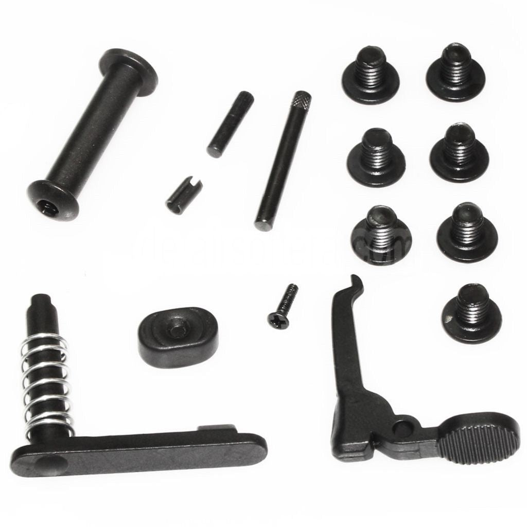 E&C Devgru N4 Oberer Untere Metall Körperempfänger M-Lok Schienen Handschutz System Set Geeignet für E&C Tokyo Marui M4 M16 Serie AEG Gewehre Airsoft