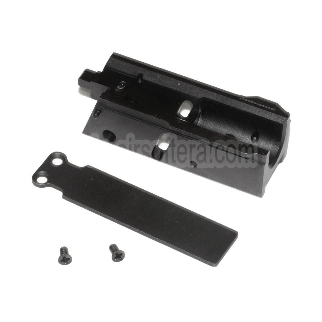 Guns Modify GM CNC Stahl Frontbasis geeignet für Tokyo Marui G17 G18C Serie GBB Pistolen Airsoft