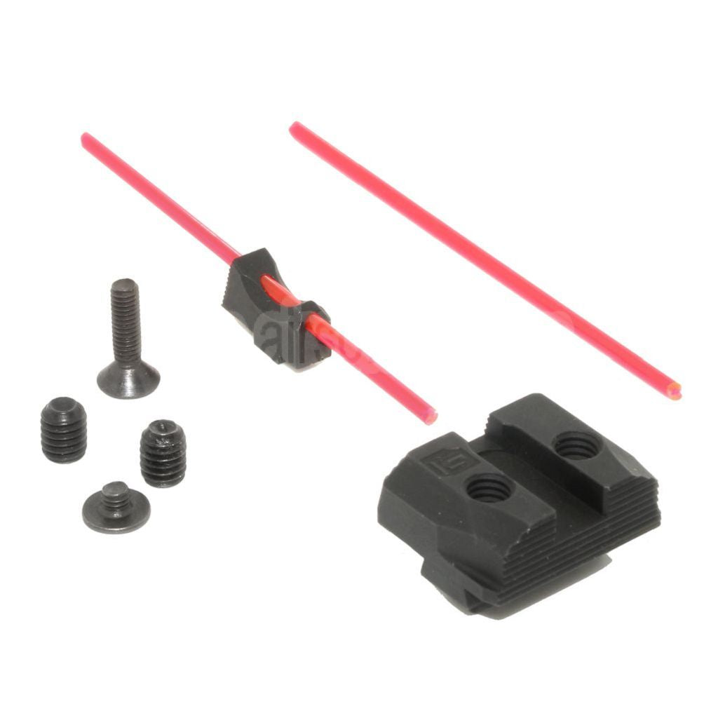 Guns Modify GM SA Stil CNC Stahl Fiberglasvisier Set Geeignet für WE Tokyo Marui G-Serie GBB Pistolen Airsoft