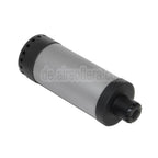 5KU 175mm DTK PUTNIK Attrappe Schalldämpfer mit +24mm CW Im Uhrzeigersinn / -14mm CCW Gegen den Uhrzeigersinn Adapter Schwarz/Grau