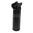 5KU CNC Aluminum PK-2 Vordergriff Geeignet für 20mm Picatinny Schiene AK Serie Gewehre Airsoft Schwarz