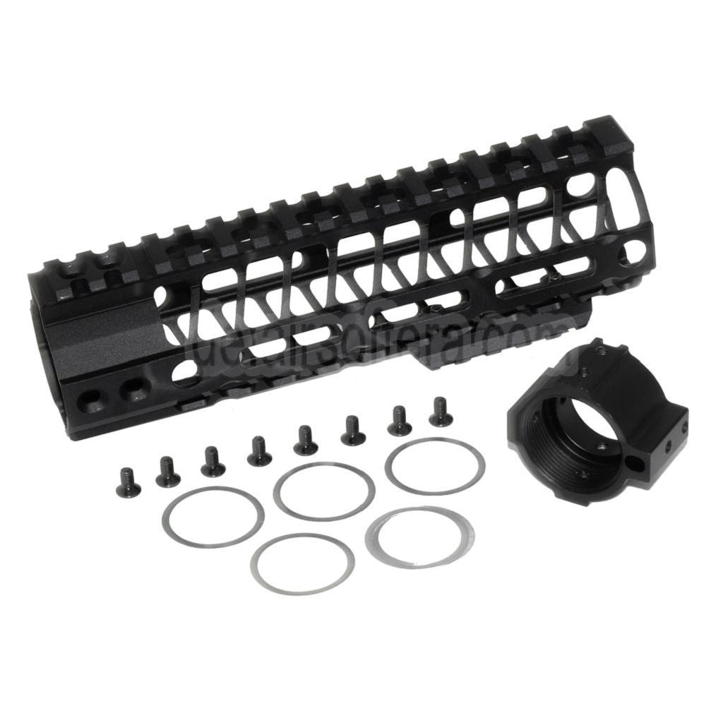CYMA 185mm 7 Zoll M-LOK RAS Handschutz schienen system Geeignet für CYMA VFC GHK Tokyo Marui M4 M16 Serie AEG Gewehre Airsoft Schwarz