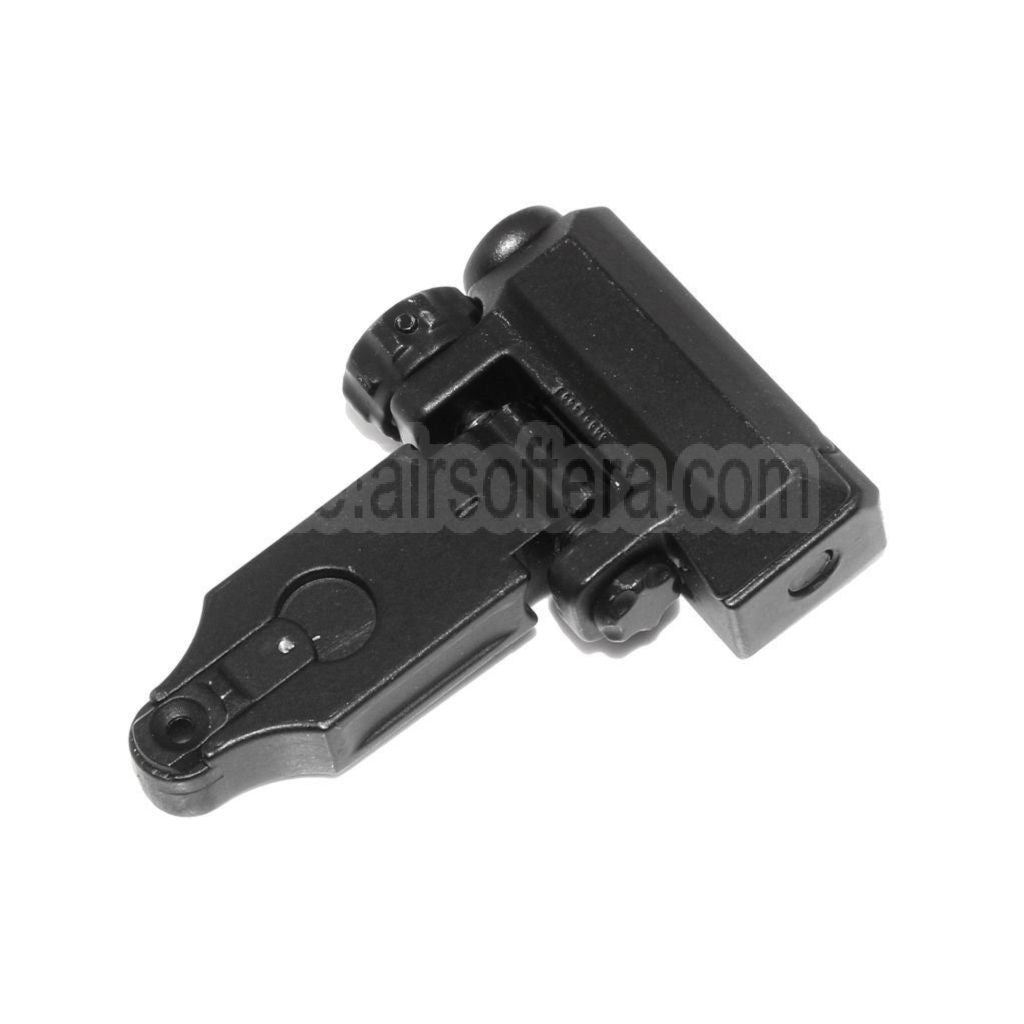 AirsoftEra ST Stil Hochklappen Klappbare Kimme Geeignet für 20mm Picatinny Schiene Gewehre