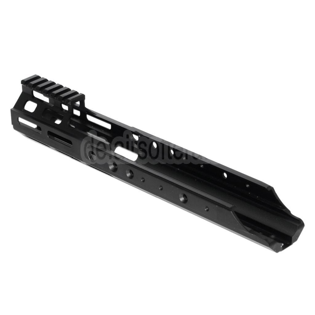 AirsoftEra CNC Aluminum 300mm KC Stil MREX M-LOK Handschutz schienen system Geeignet für Double Bell BY-805 VFC WE-Tech Tokyo Marui SCAR Serie AEG GBB Gewehre