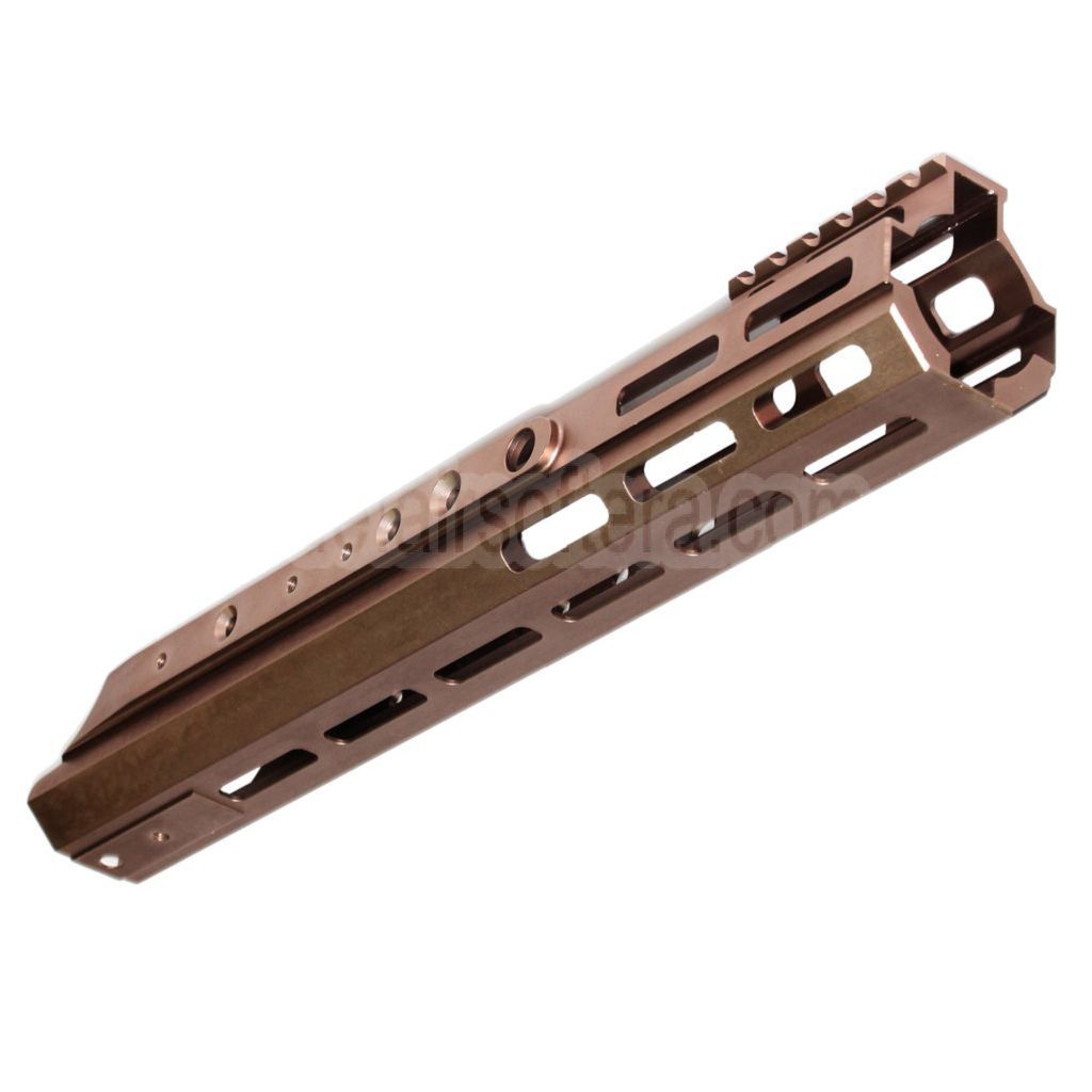 AirsoftEra CNC Aluminum 300mm KC Stil MREX M-LOK Handschutz schienen system Geeignet für Double Bell BY-805 VFC WE-Tech Tokyo Marui SCAR Serie AEG GBB Gewehre