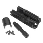 AirsoftEra CNC Aluminum 125mm 4-seitiger Handschutz schienen system Geeignet für Double Bell BY-805 VFC WE-Tech Tokyo Marui SCAR Serie AEG GBB Gewehre
