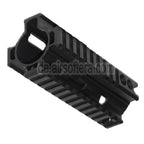 AirsoftEra CNC Aluminum 125mm 4-seitiger Handschutz schienen system Geeignet für Double Bell BY-805 VFC WE-Tech Tokyo Marui SCAR Serie AEG GBB Gewehre