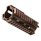 AirsoftEra CNC Aluminum 125mm 4-seitiger Handschutz schienen system Geeignet für Double Bell BY-805 VFC WE-Tech Tokyo Marui SCAR Serie AEG GBB Gewehre