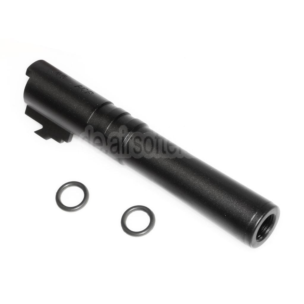 5KU 4.3 Zoll CNC Aluminium Äußerer Lauf +11mm CW im Uhrzeigersinn Geeignet für Tokyo Marui Hi-Capa 4.3 GBB Pistolen Airsoft