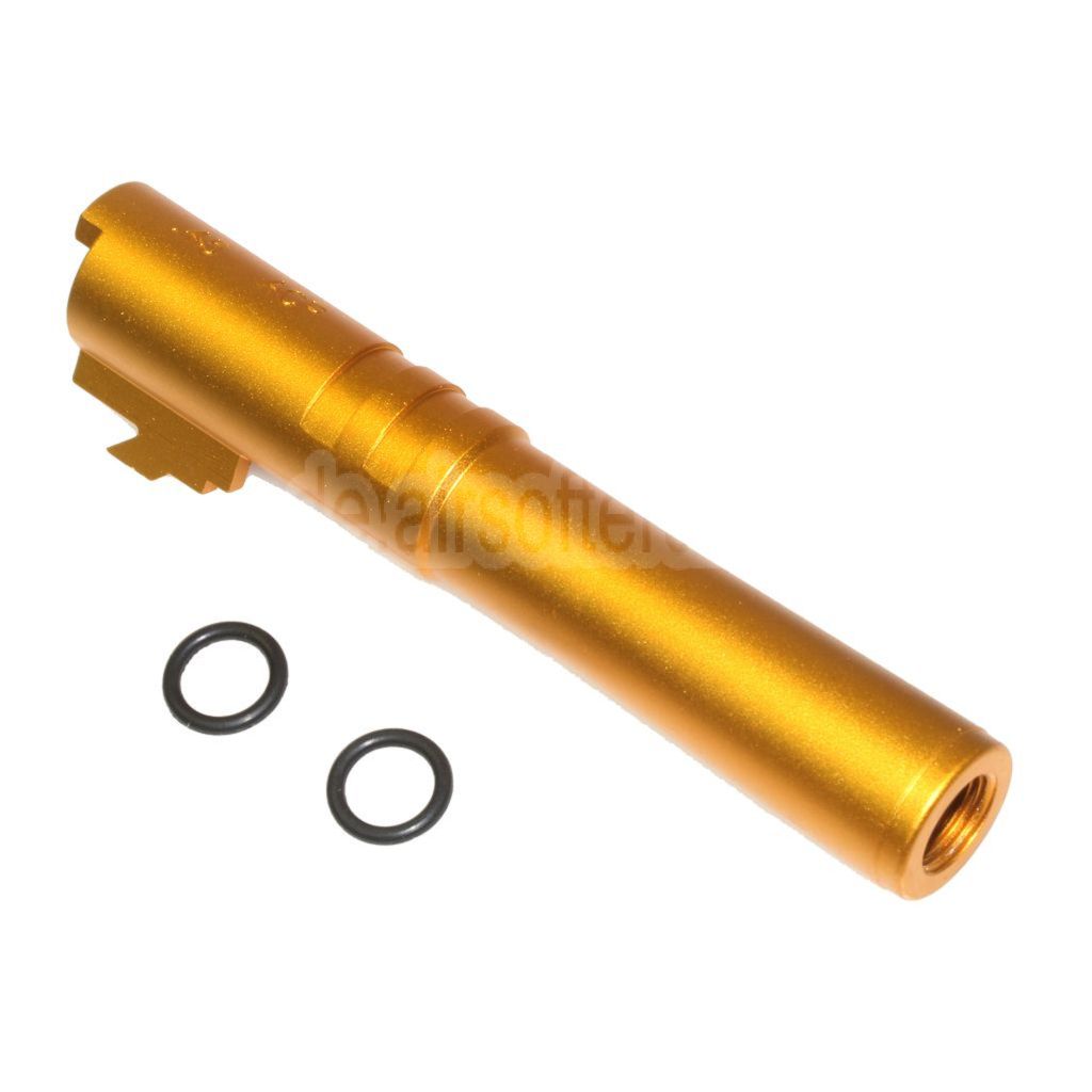 5KU 4.3 Zoll CNC Aluminium Äußerer Lauf +11mm CW im Uhrzeigersinn Geeignet für Tokyo Marui Hi-Capa 4.3 GBB Pistolen Airsoft