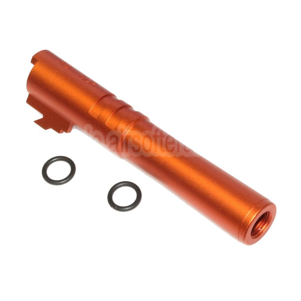 5KU 4.3 Zoll CNC Aluminium Äußerer Lauf +11mm CW im Uhrzeigersinn Geeignet für Tokyo Marui Hi-Capa 4.3 GBB Pistolen Airsoft