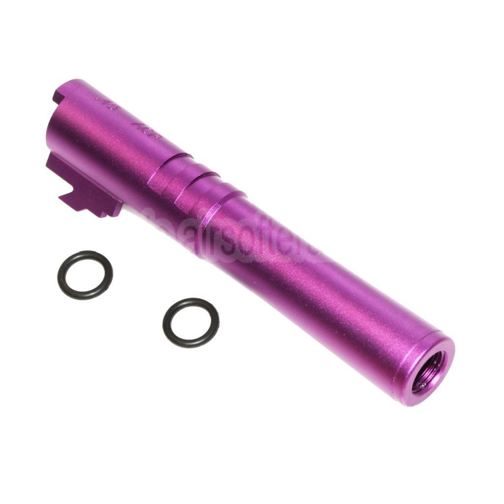 5KU 4.3 Zoll CNC Aluminium Äußerer Lauf +11mm CW im Uhrzeigersinn Geeignet für Tokyo Marui Hi-Capa 4.3 GBB Pistolen Airsoft