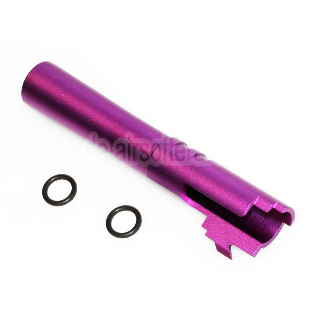 5KU 4.3 Zoll CNC Aluminium Äußerer Lauf +11mm CW im Uhrzeigersinn Geeignet für Tokyo Marui Hi-Capa 4.3 GBB Pistolen Airsoft