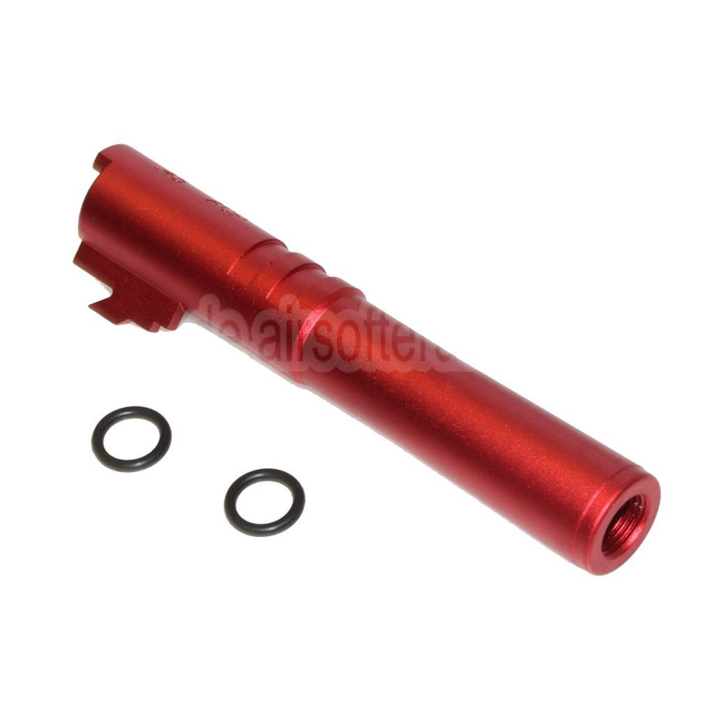 5KU 4.3 Zoll CNC Aluminium Äußerer Lauf +11mm CW im Uhrzeigersinn Geeignet für Tokyo Marui Hi-Capa 4.3 GBB Pistolen Airsoft