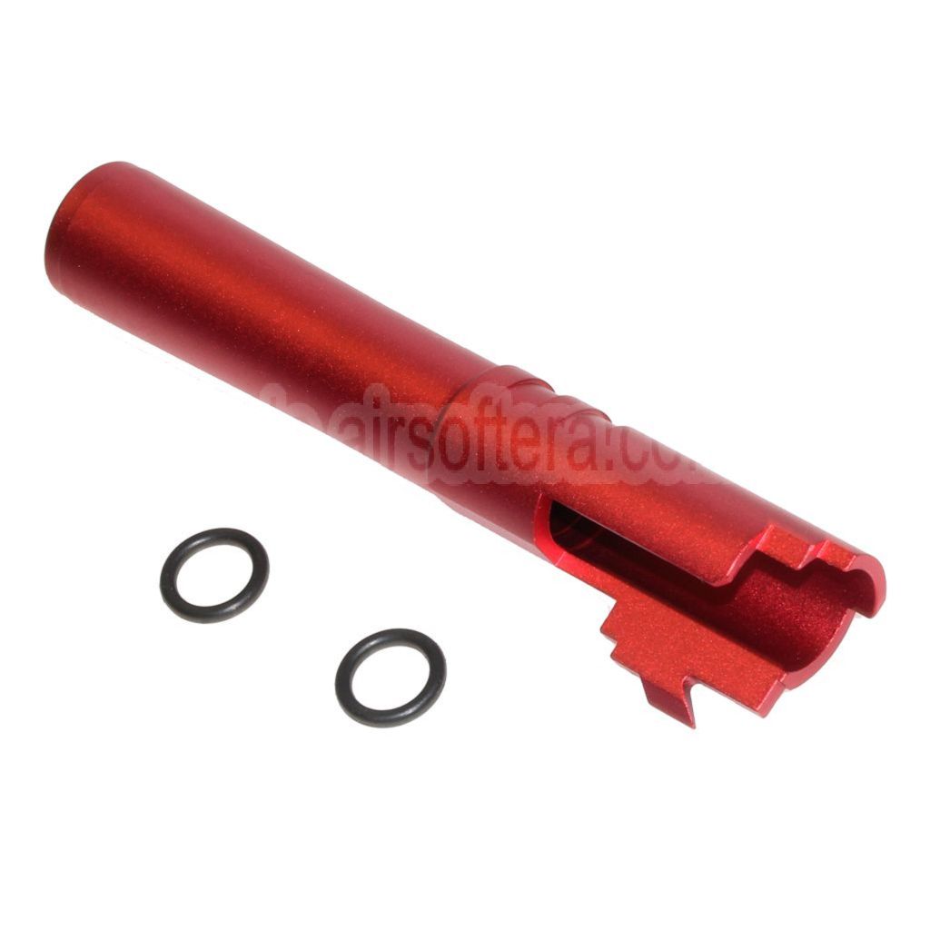 5KU 4.3 Zoll CNC Aluminium Äußerer Lauf +11mm CW im Uhrzeigersinn Geeignet für Tokyo Marui Hi-Capa 4.3 GBB Pistolen Airsoft