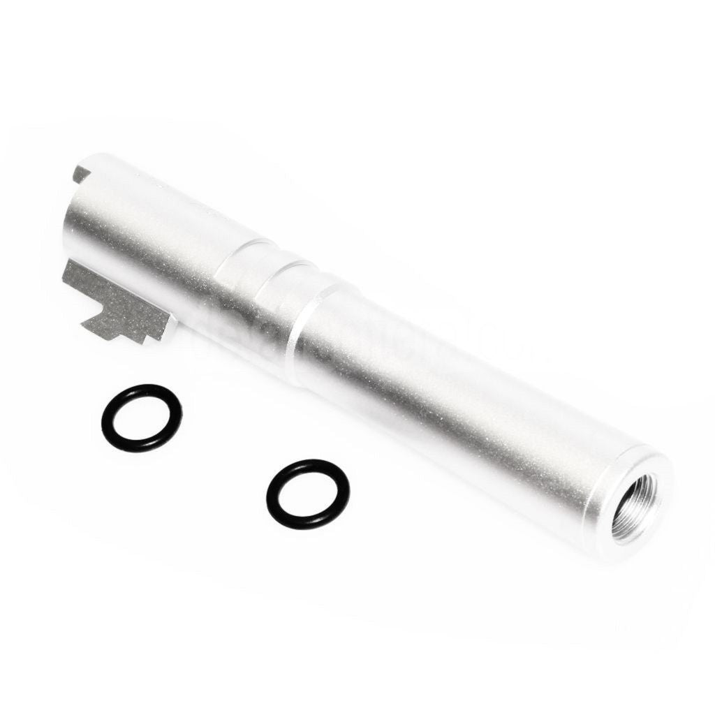 5KU 4.3 Zoll CNC Aluminium Äußerer Lauf +11mm CW im Uhrzeigersinn Geeignet für Tokyo Marui Hi-Capa 4.3 GBB Pistolen Airsoft