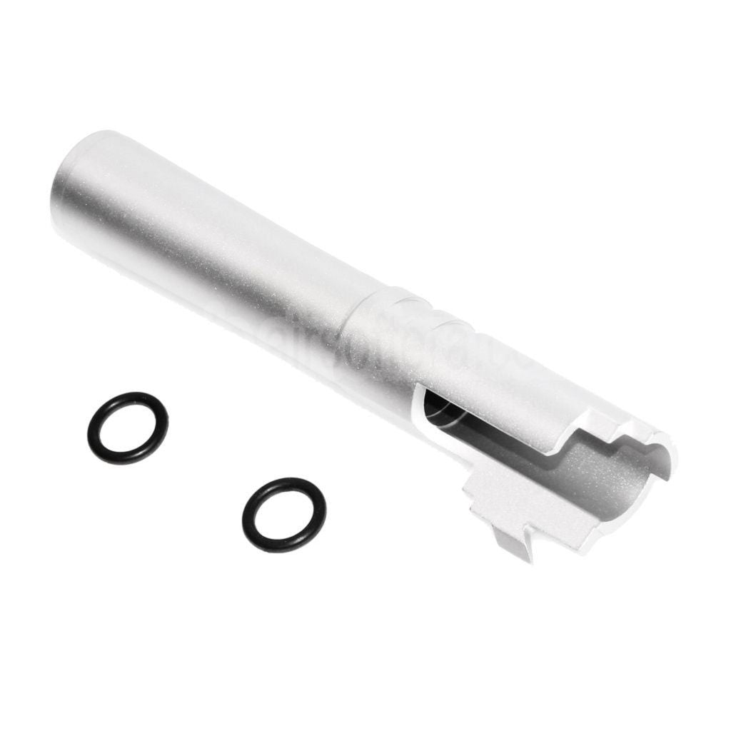 5KU 4.3 Zoll CNC Aluminium Äußerer Lauf +11mm CW im Uhrzeigersinn Geeignet für Tokyo Marui Hi-Capa 4.3 GBB Pistolen Airsoft