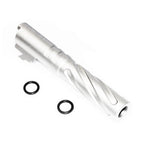5KU 4.3 Zoll CNC Aluminium Tornado Stil Spiral Äußerer Lauf +11mm CW im Uhrzeigersinn Geeignet für Tokyo Marui Hi-Capa 4.3 GBB Pistolen Airsoft