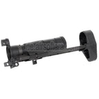 AirsoftEra CNC Aluminum Einziehbarer Schaft mit Adapter Geeignet für CYMA Tokyo Marui MP5K Serie AEG Gewehre Schwarz