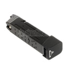 APS TTI 23rd Gas Magazin mit Dickem Boden Geeignet für G17 G18C G-Serie GBB Pistolen Airsoft Schwarz