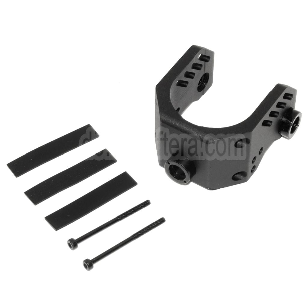 AirsoftEra Schaftriemen Adapterplatte C Geeignet für CYMA CM060 Tokyo Marui P90 AEG Gewehre Schwarz